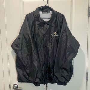 Minnesota Vikings Dunbrooke Black Windbreaker Jacket